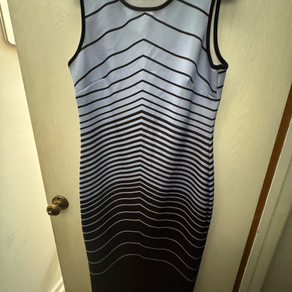 Apt. 9 Black and White Sheath Midi Dress